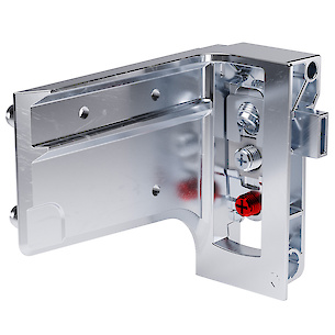 Підвіс меблевий з регулюванням Italiana Ferramenta Libra H7 під запресовку для планки лівий