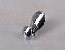 Мебельный крючок Falso Stile KK-9 одинарный хром глянцевый