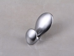 Гачок меблевий Falso Stile КК-11  одинарний хром матовий