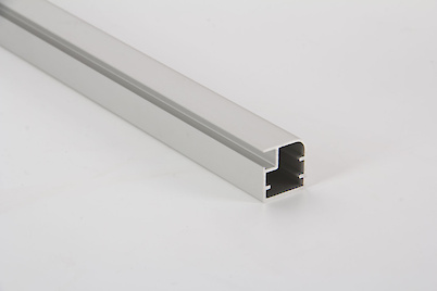 Фасадный алюминиевый профиль М8 L=5950 мм алюминий (серебро)