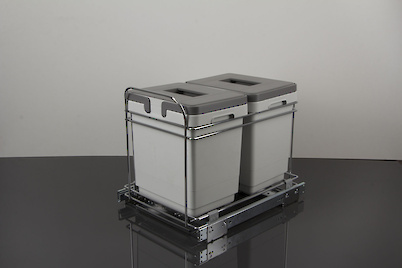 Висувний сортер для сміття Vibo PET для модуля 400 мм на 2 відра