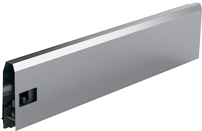 Боковина шухляди Hettich ArciTech h=126 L=500 права срібляста