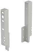 Крепление задней стенки Hettich для ящика ArciTech h=186 левое серебристое