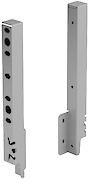Кріплення задньої стінки Hettich для шухляди ArciTech h=250 ліве сріблясте