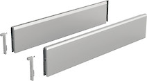 Комплект надставок на боковину Hettich TopSide ArciTech h=92 L=500 серебристый