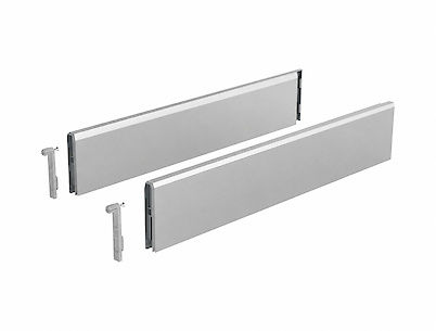Комплект надставок на боковину Hettich TopSide ArciTech h=92 L=500 сріблястий