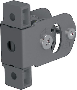 З'єднувачі передній панелі Hettich під прикручування для боковин шухляди ArciTech сірі