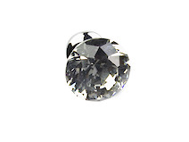 Мебельная ручка кнопка GTV Crystal B d=25мм, хром, кристалл