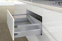 Продольный релинг Hettich для ящика ArciTech L=350 правый серебристый