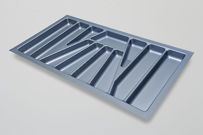 Лоток для столових приладів VERSO 830Х430 сірий